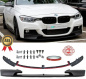 Preview: Frontspoiler Lippe Sport-Performance Schwarz Matt passt für BMW 3er F30 F31 mit M-Paket +ABE*